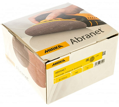 150мм GRIP P80 ABRANET Шлифовальные материалы Mirka 5424105080
